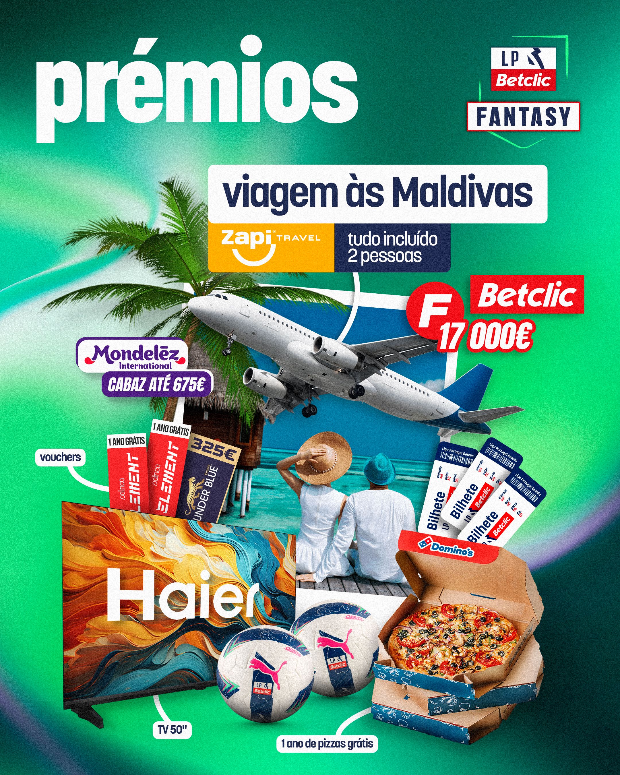 Detalle de los premios de Fantasy Liga Portugal Betclic